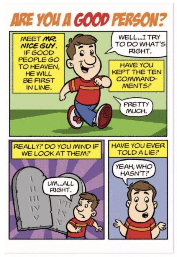 "Are You A Good Person?" Comic Gospel Tract
